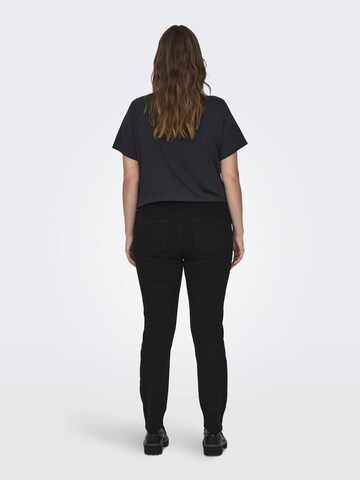 ONLY Carmakoma Skinny Jeans 'CARDAISY' in Schwarz