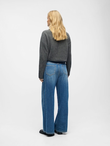 Wide Leg Jean 'OBJMoji' OBJECT en bleu