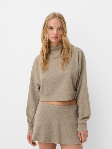 Bershka Trui in Beige: voorkant