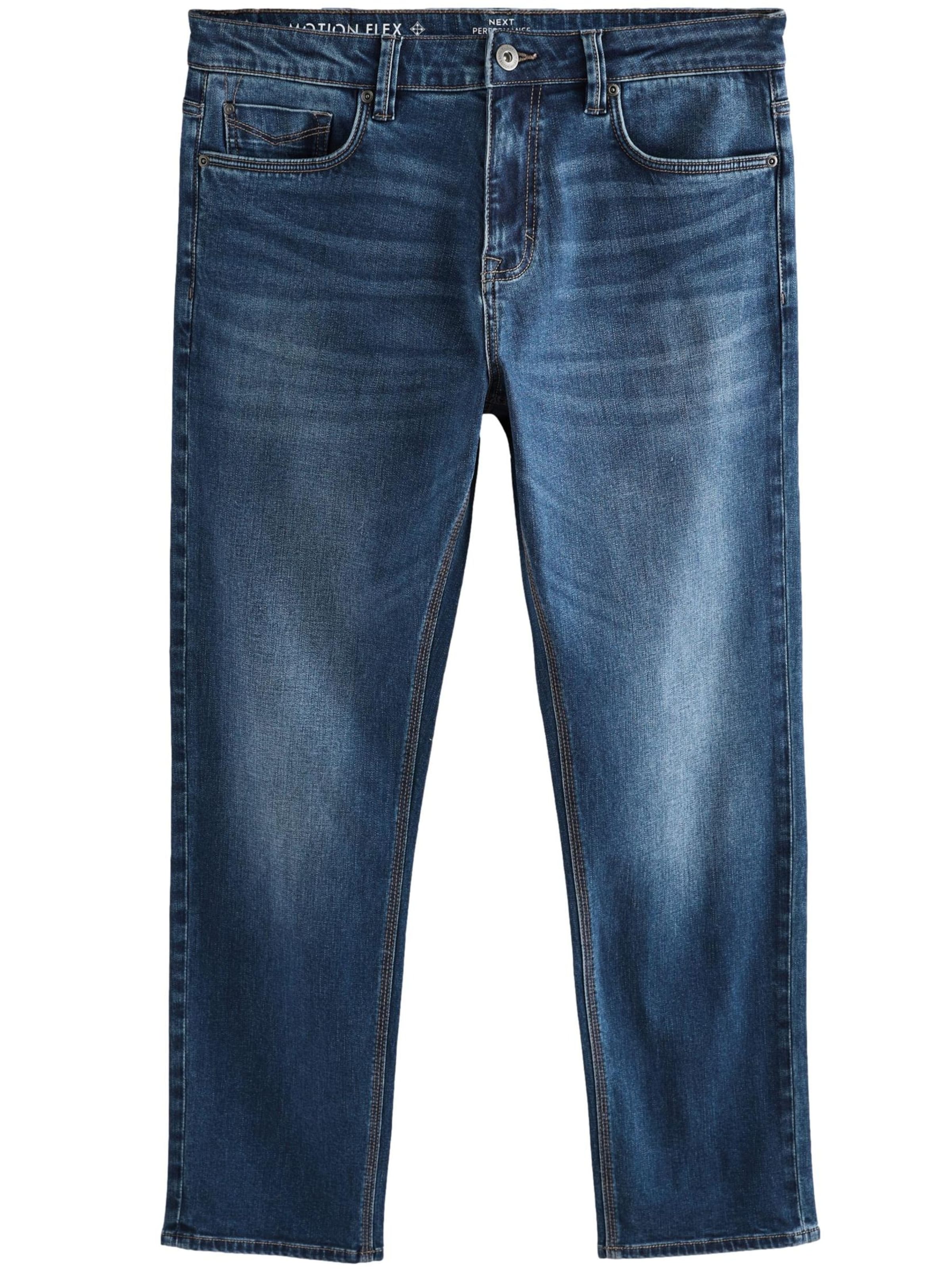 Next Slimfit Jeansy w kolorze niebieski: przód