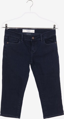 Abercrombie & Fitch Cropped Jeans 26 in Blau: predná strana