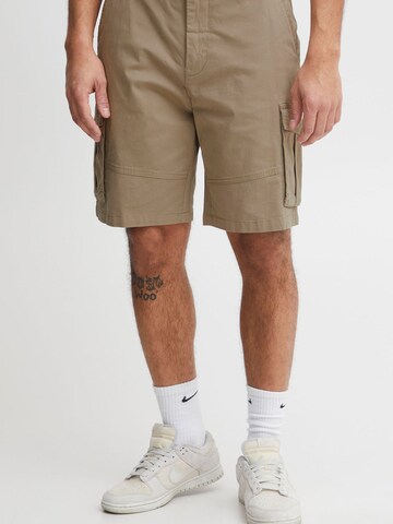 Regular Pantalon cargo 'Jack' !Solid en marron : devant