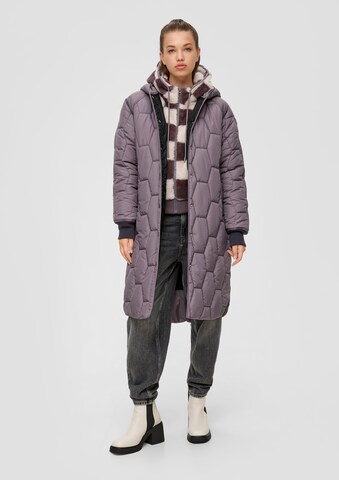 QS Between-Seasons Coat in Purple