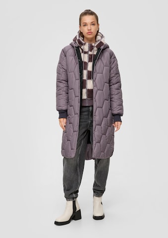 Manteau mi-saison QS en violet