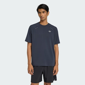 ADIDAS ORIGINALS - Camisa 'Trefoil Essentials' em azul: frente