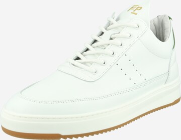 Baskets basses 'Bianco' Filling Pieces en blanc : devant