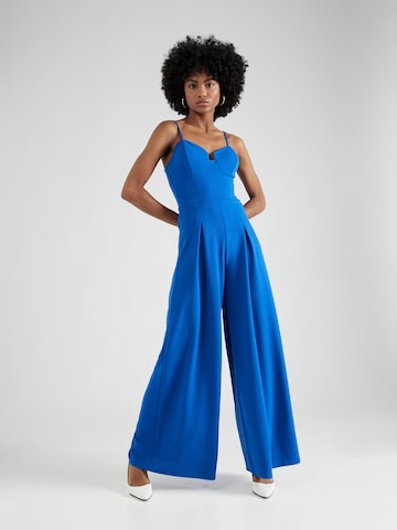 WAL G. Jumpsuit 'PETUNIA' in Blauw: voorkant