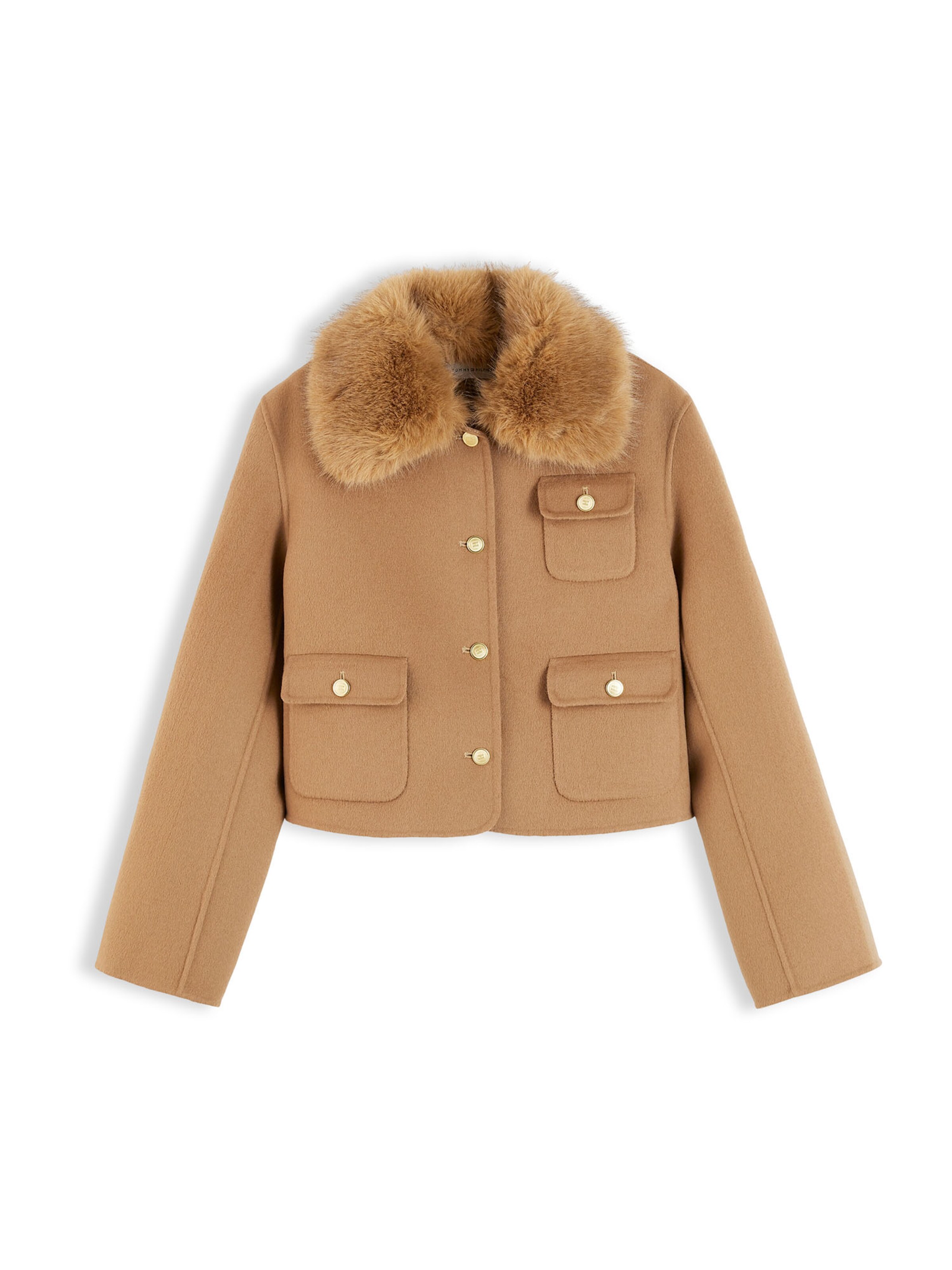 TOMMY HILFIGER Jacke in Braun: Vorderseite