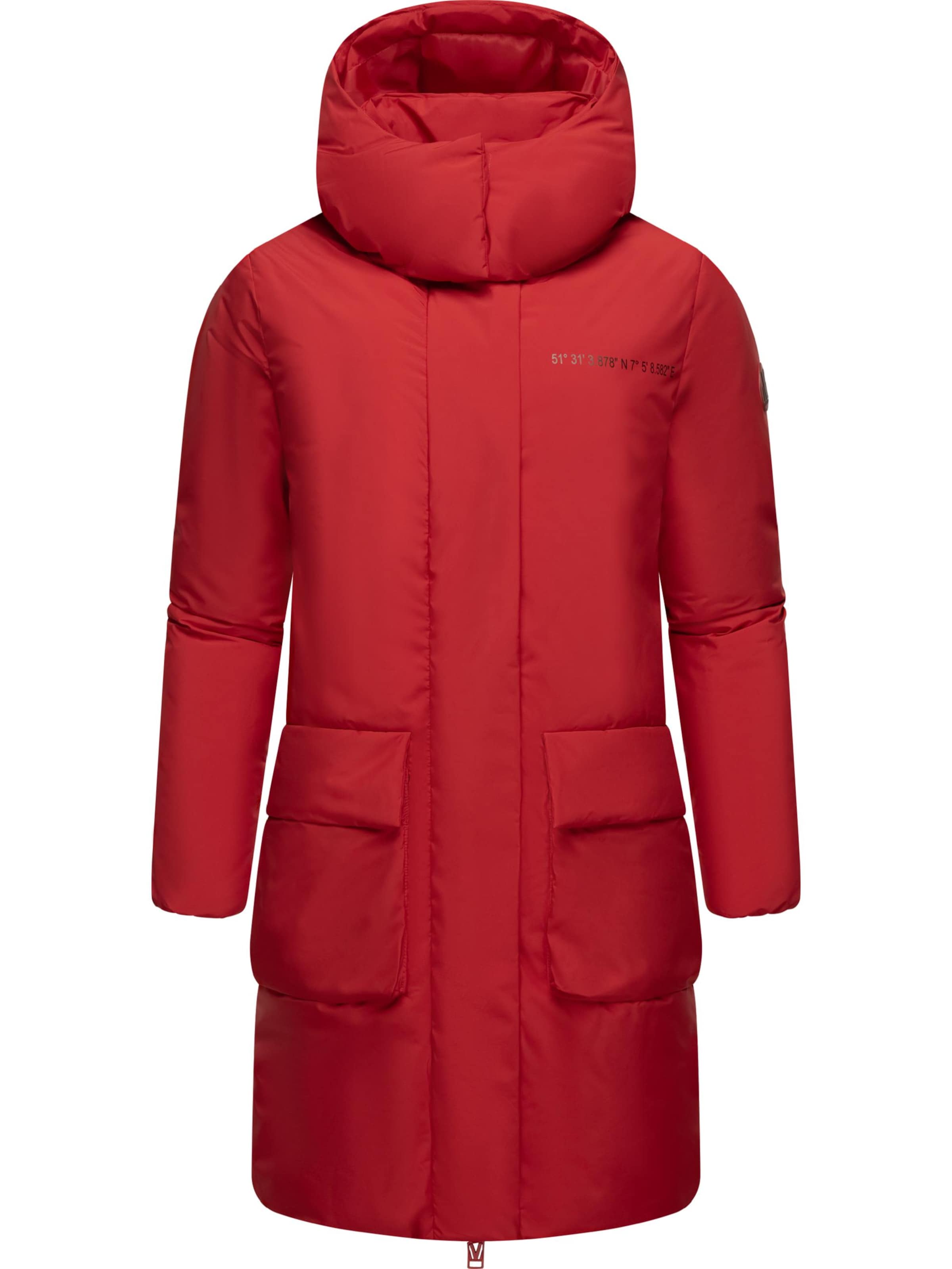 MARIKOO Χειμερινό παλτό 'Nanami 16' σε κόκκινο
