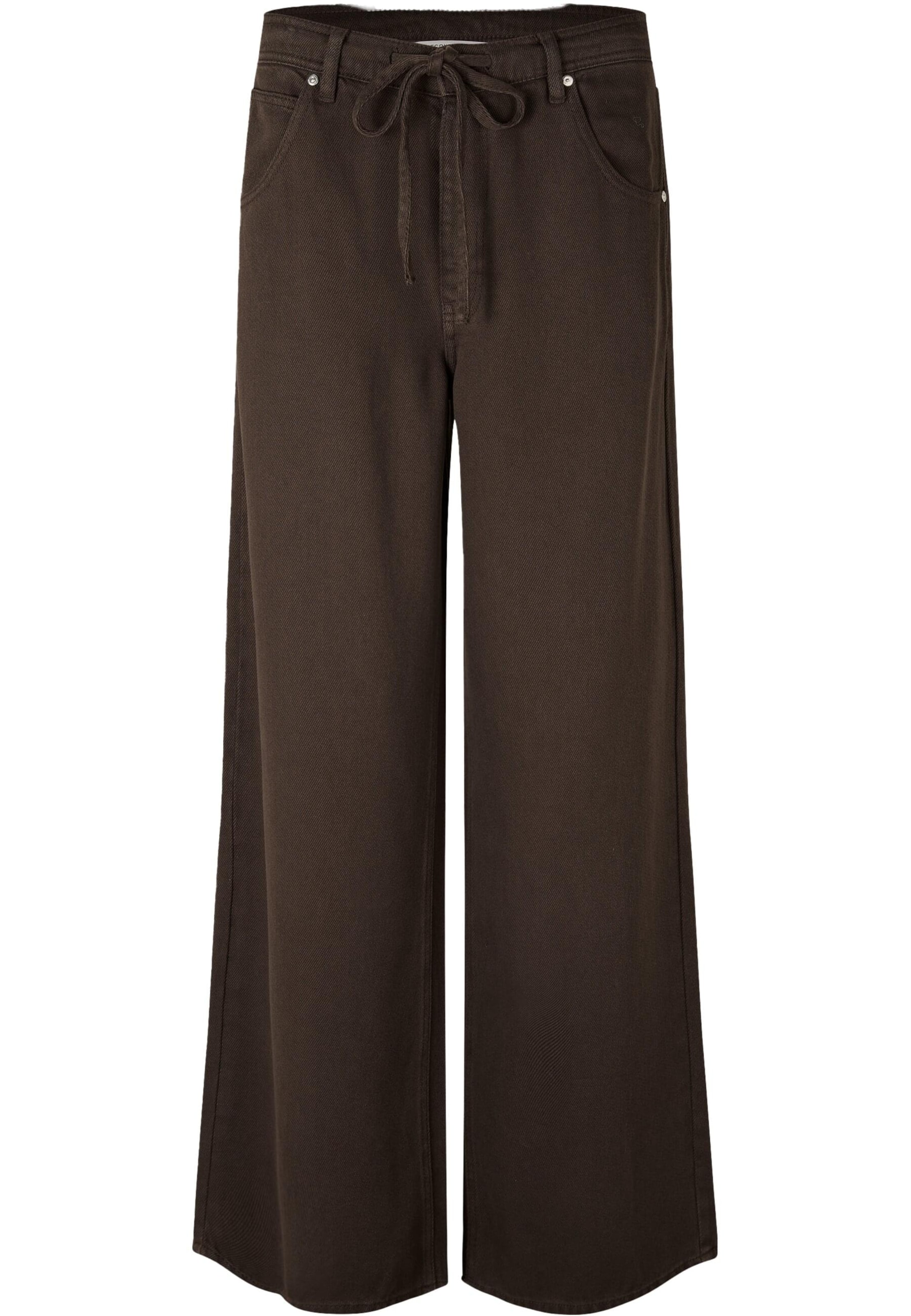 SECOND FEMALE Loosefit Jeans 'Irvine' in Bruin: voorkant