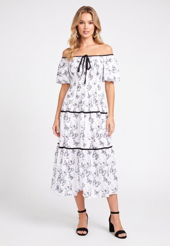 faina Dress in White