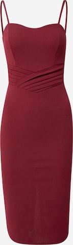 WAL G. Cocktail Dress 'CELINE' in Red: front