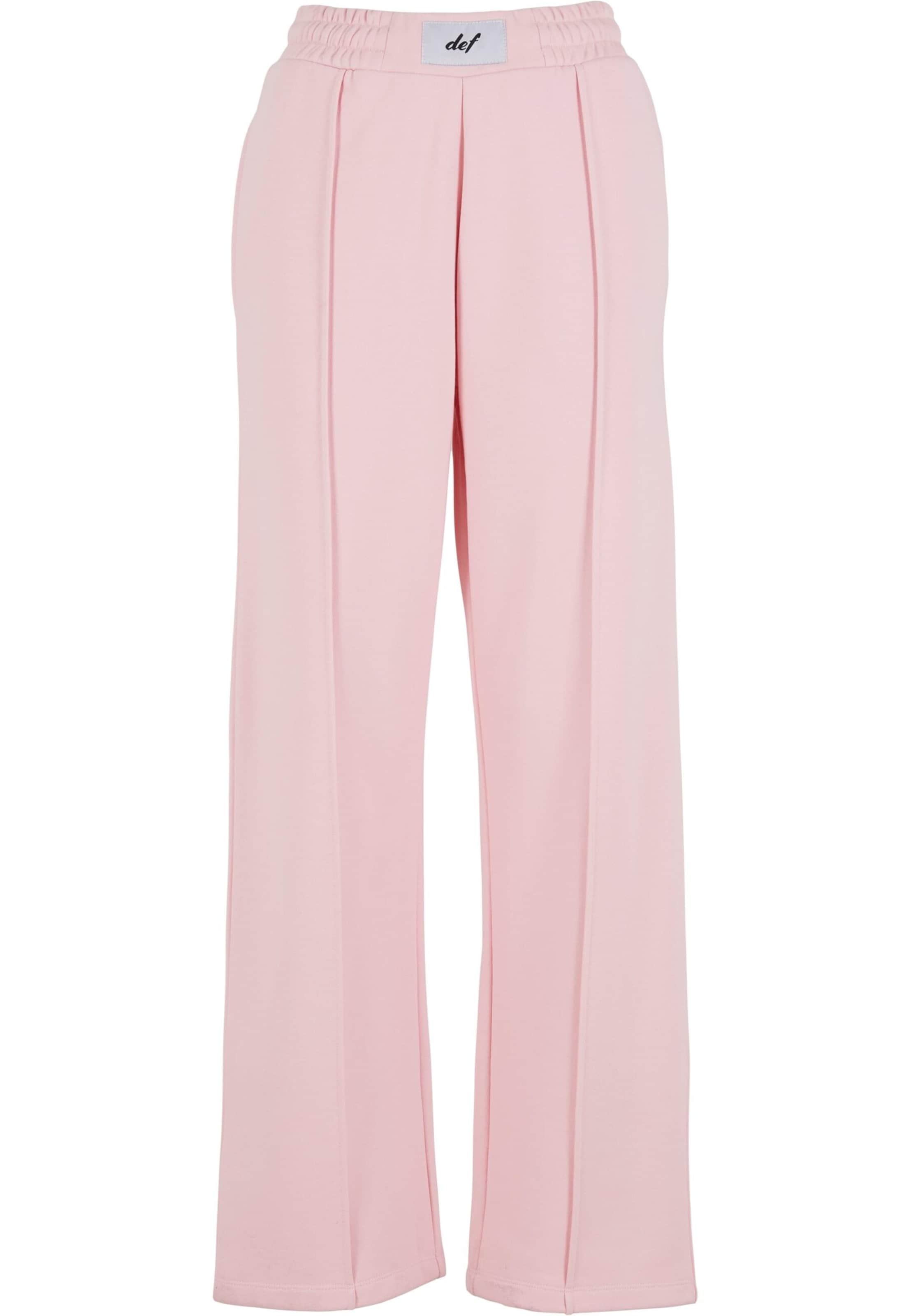 Loosefit Pantalon 'Nice' DEF en rose : devant