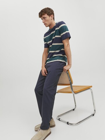 JACK & JONES - Regular Calças chino 'Kane Dave' em azul