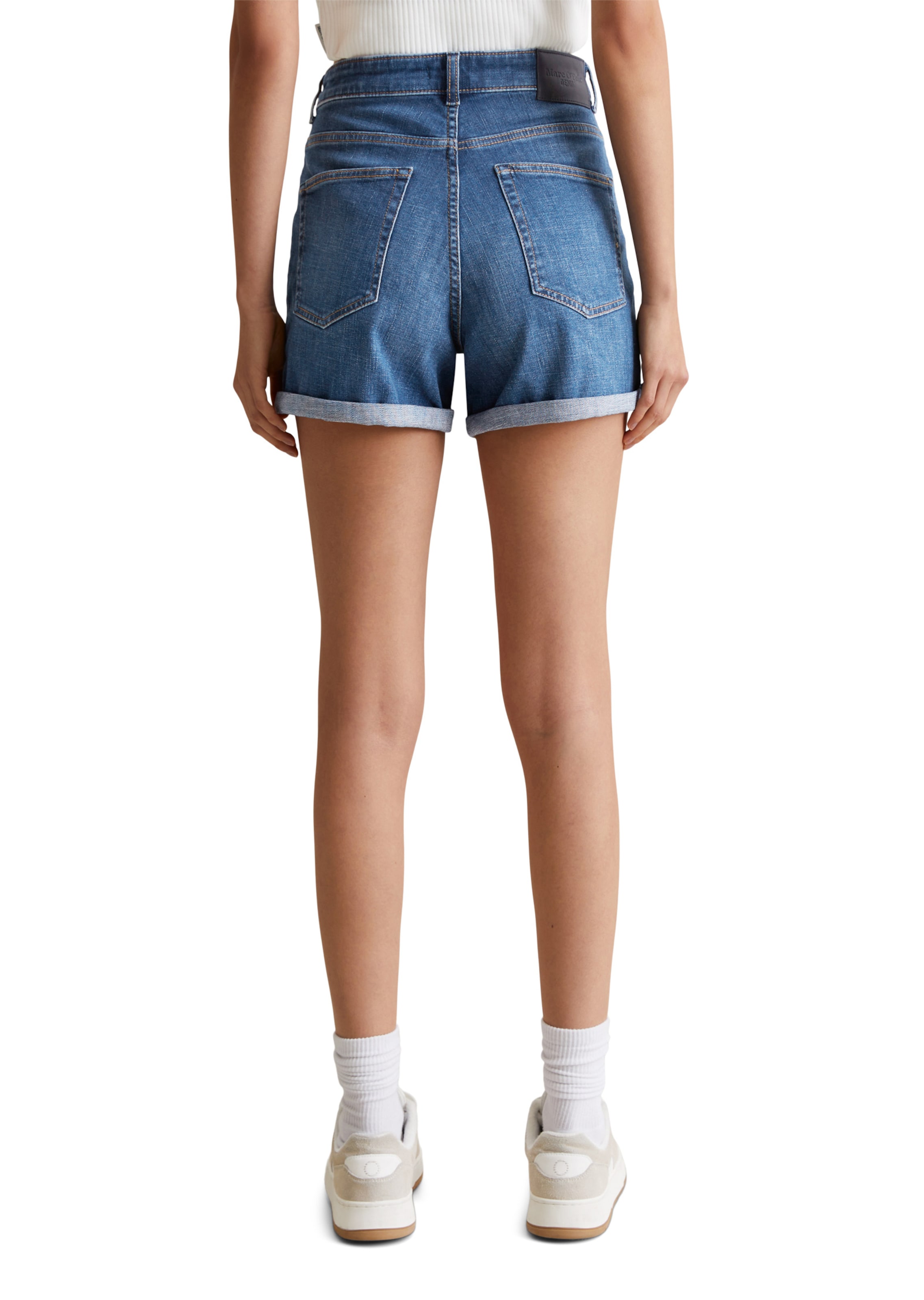 Marc O'Polo DENIM Slimfit Jeans 'Ylvi' in Blauw