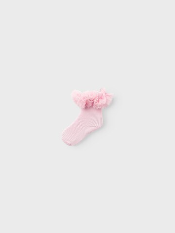 Chaussettes 'ULLU' NAME IT en rose