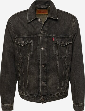 LEVI'S ® Φθινοπωρινό και ανοιξιάτικο μπουφάν 'The Trucker Jacket' σε μαύρο: μπροστά