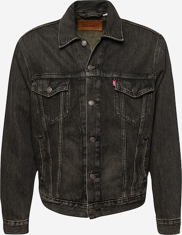 LEVI'S ® Tussenjas 'The Trucker Jacket' in Zwart: voorkant