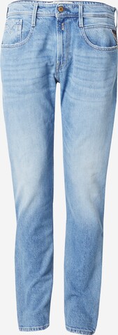 REPLAY Slimfit Jeans 'ANBASS' in Blauw: voorkant