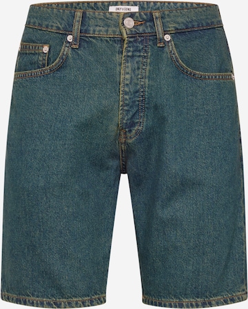 Only & Sons Regular Farkut 'ONSEDGE GREENOD' värissä vihreä: etupuoli