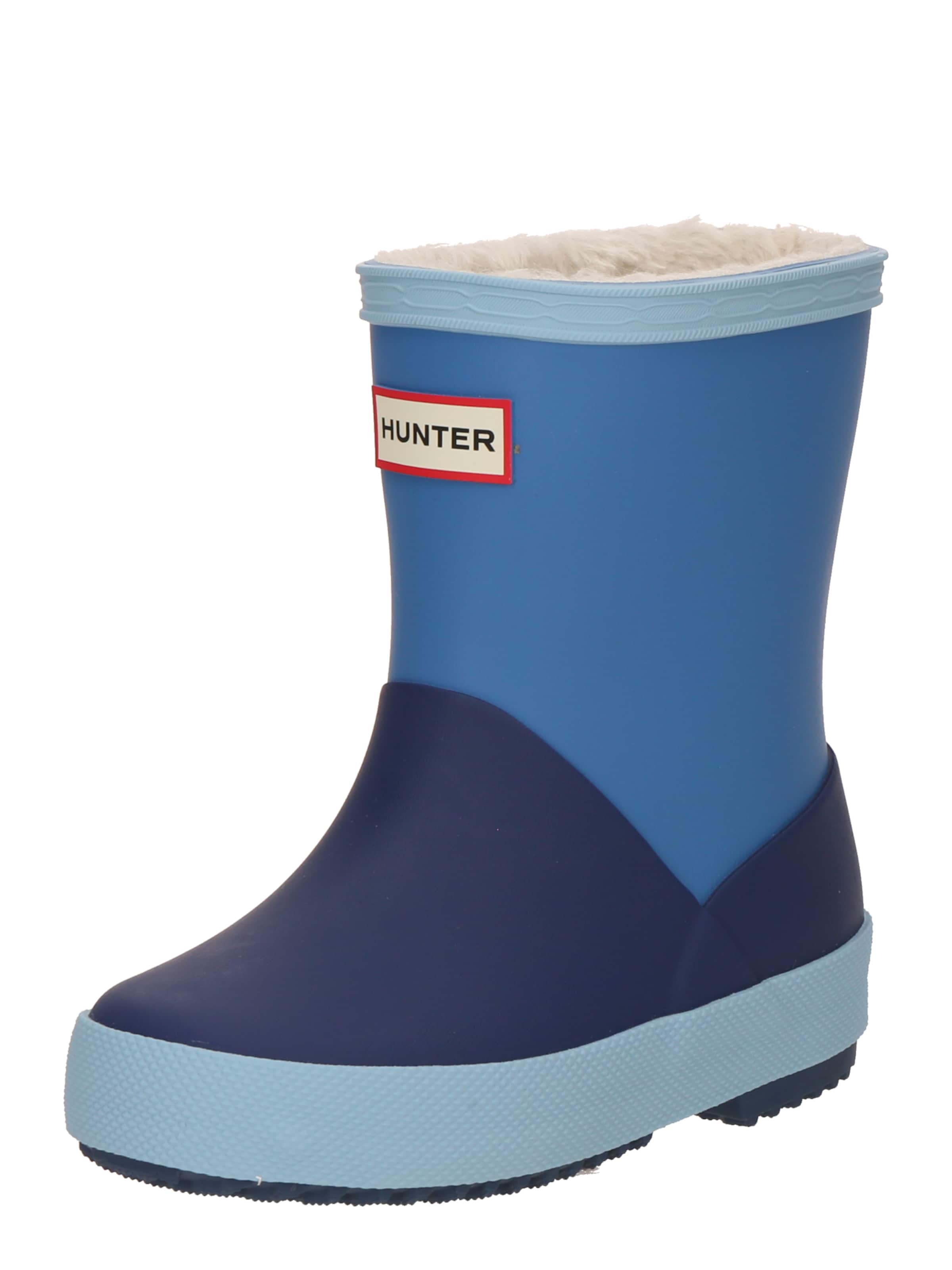 Stivale di gomma di HUNTER in blu: frontale