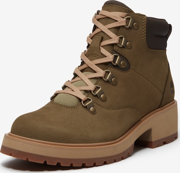 TIMBERLAND Schnürstiefelette in Grün: Vorderseite