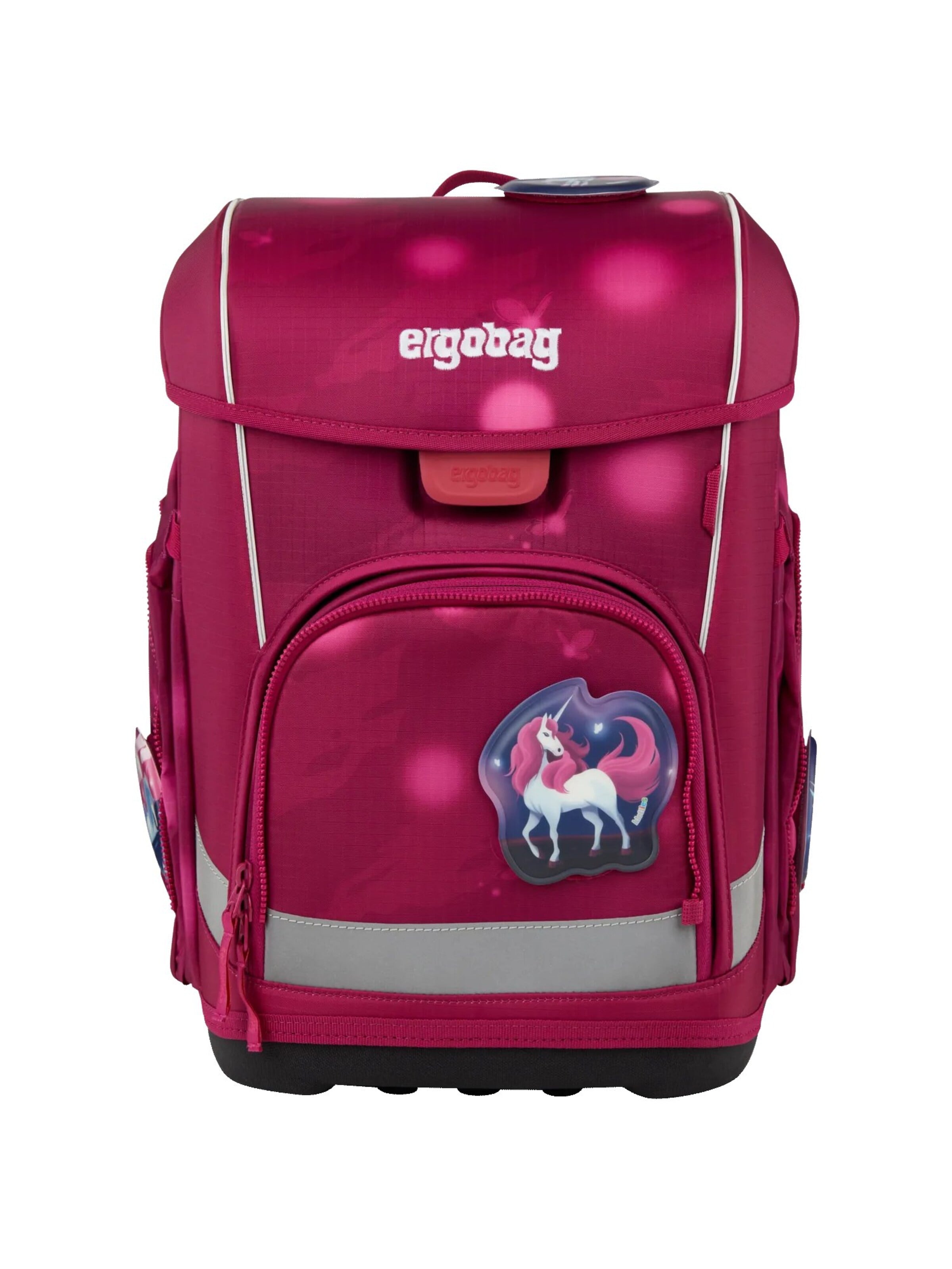ergobag Backpack 'Schulranzen-Set cubo light Set' in Purple