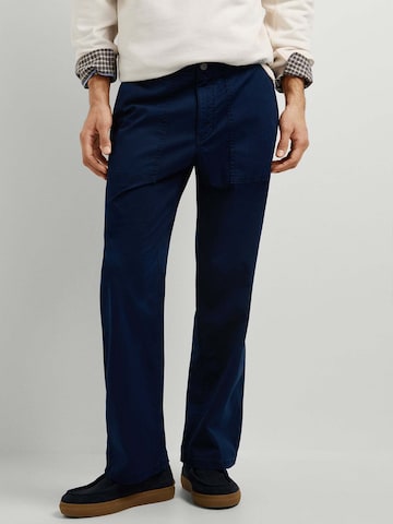 Pepe Jeans Loosefit Hose in Blau: Vorderseite