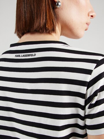 Tricou 'IKON' de la Karl Lagerfeld pe negru