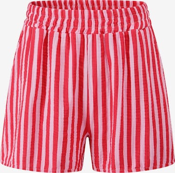SASSYCLASSY Regular Pants in Red: front