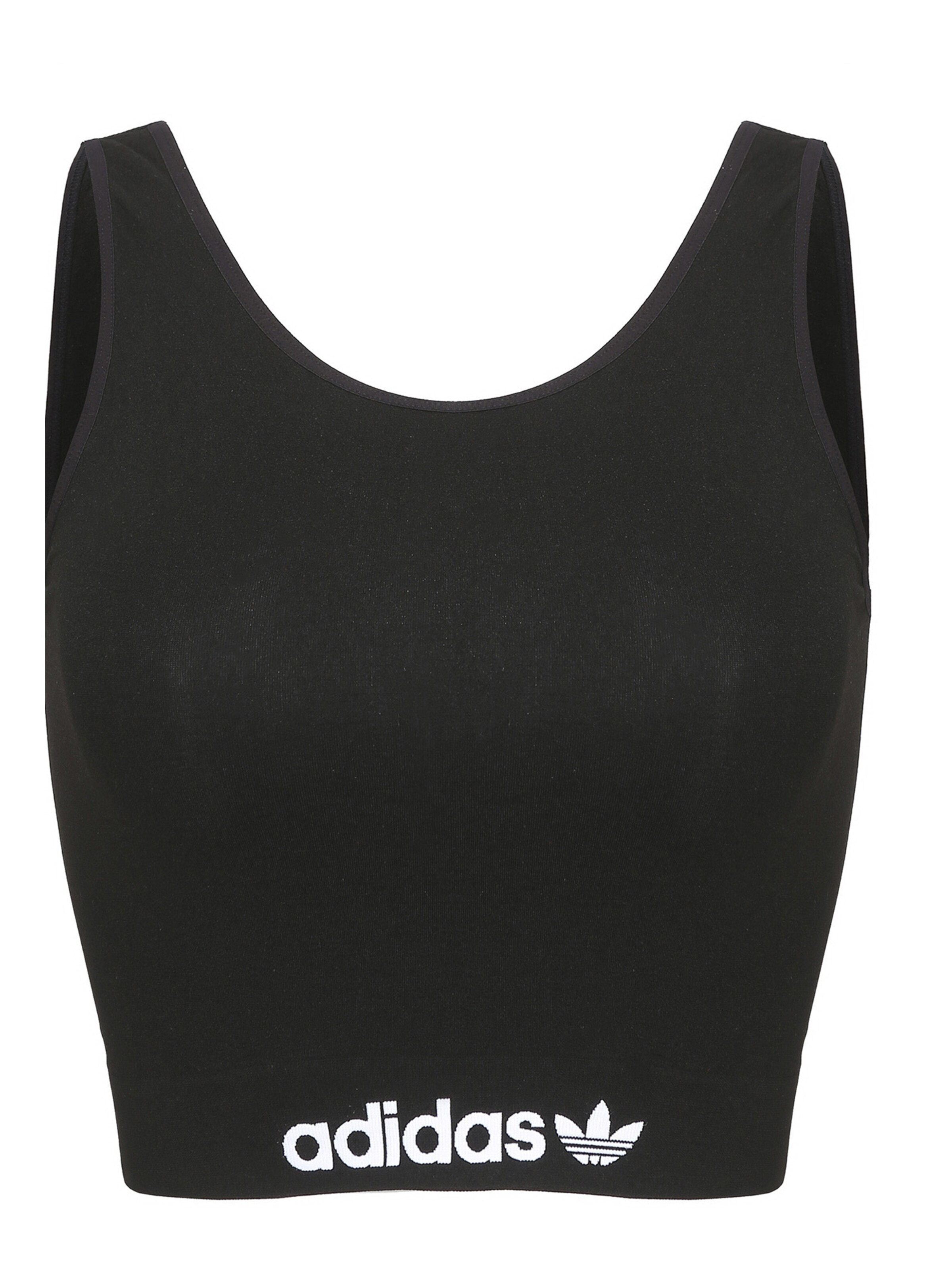 ADIDAS ORIGINALS Trägertop ' Brami ' in Schwarz: Vorderseite