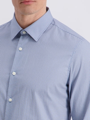 PIERRE CARDIN Slim fit Business shirt in Blue