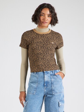 LEVI'S ® Футболка 'ESSENTIAL SPORTY' в Коричневый: спереди