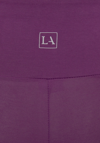 LASCANA Skinny Workout Pants in Purple