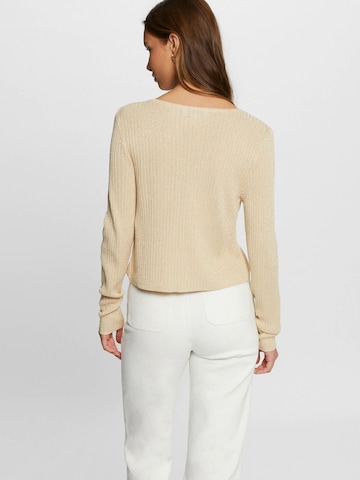 Morgan Cardigan i beige