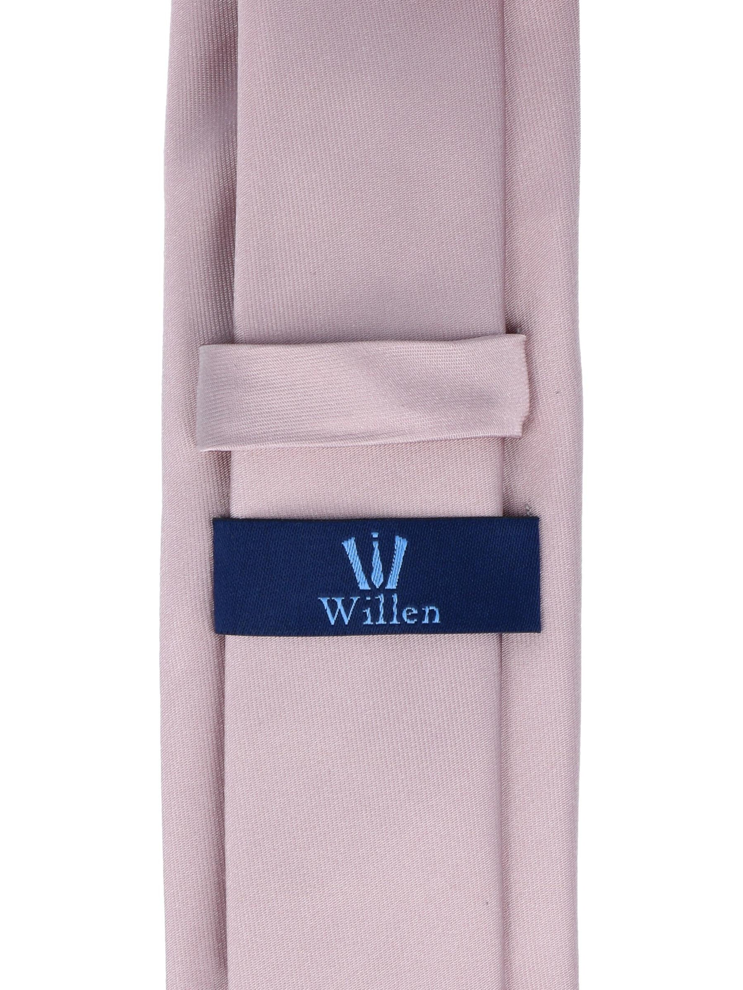 WILLEN Krawatte 'Uni de Luxe'‌‌‌‌‌‌‌‌ in Pink