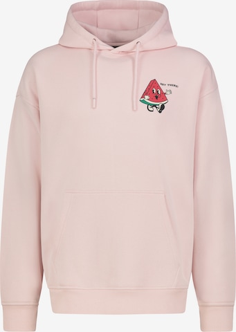 Sublevel Sweatshirt in Roze: voorkant