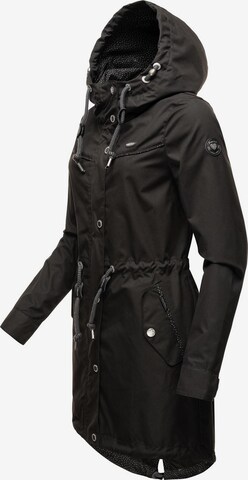 Parka mi-saison 'Canny' Ragwear en noir