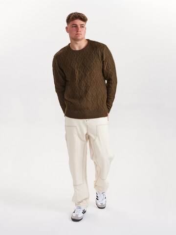 Dxnmxrk Pullover 'DXDiego' in Grün