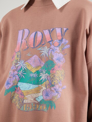 ROXY Μπλούζα φούτερ 'LINEUP' σε καφέ