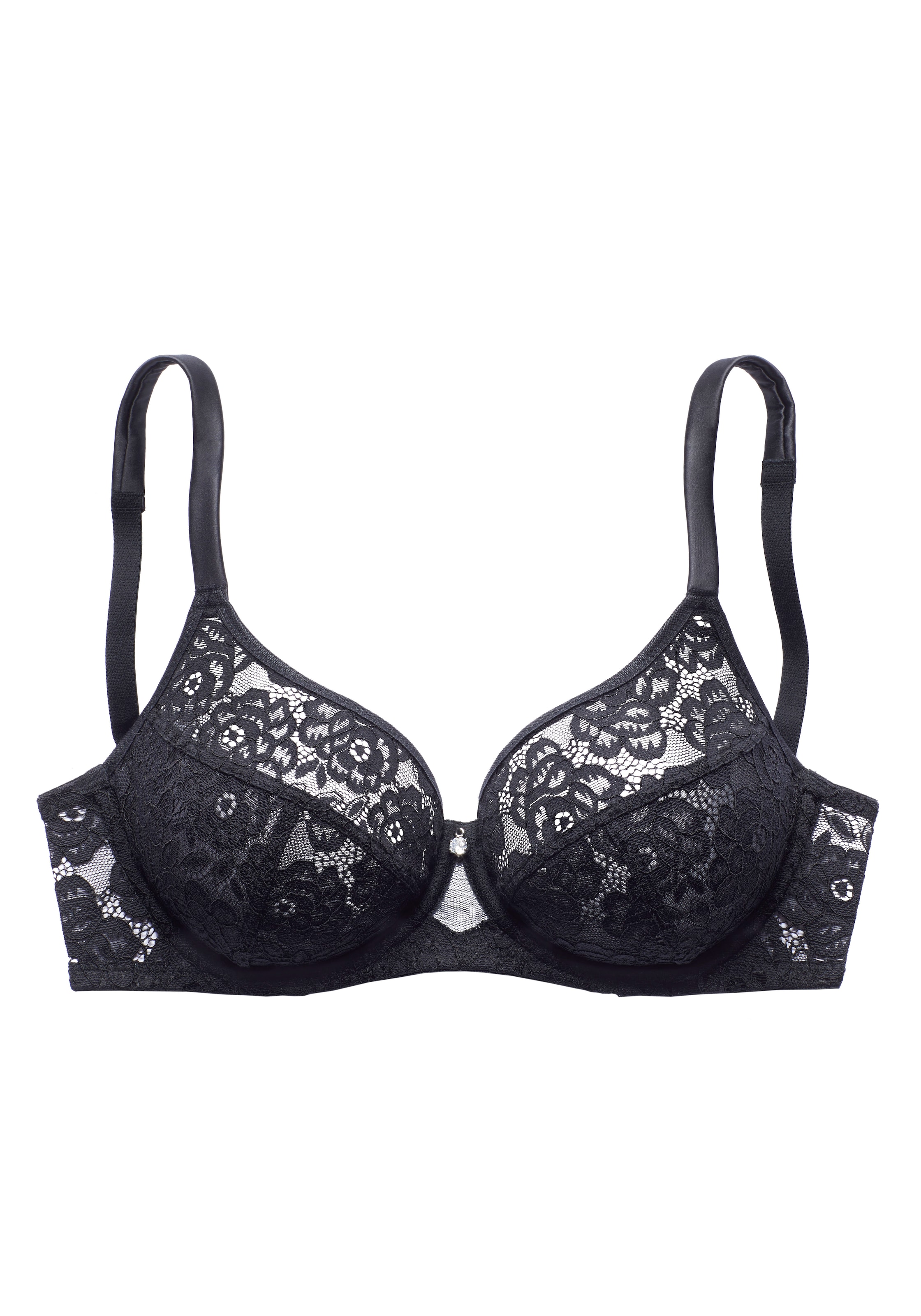 NUANCE - Clásico Sujetador en negro: frente