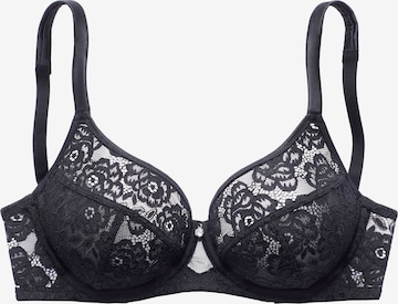 NUANCE Tričkové Podprsenka - Čierna: predná strana