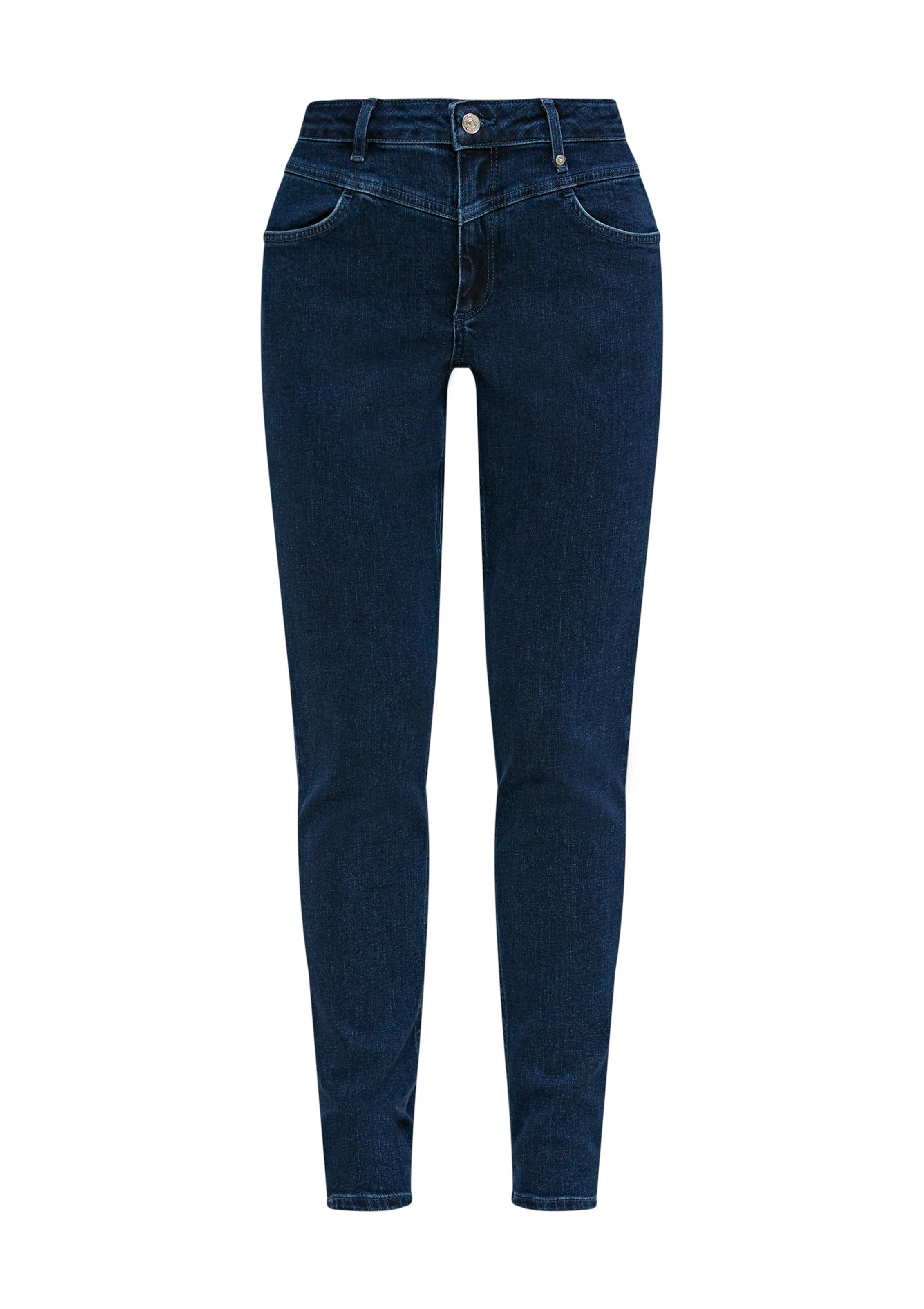 COMMA Slimfit Jeans-Hose in Blau: Vorderseite