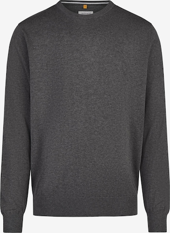 redmond Pullover 'Basic' in Grau: Vorderseite