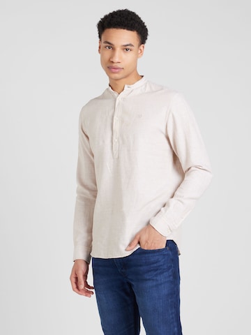 JACK & JONES Regular Fit Hemd 'MAZE' in Beige: predná strana