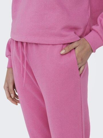 Effilé Pantalon ONLY en rose