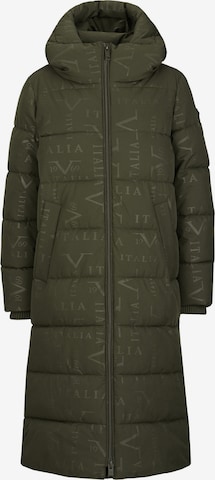 19V69 ITALIA Wintermantel 'Silvana' in Groen: voorkant