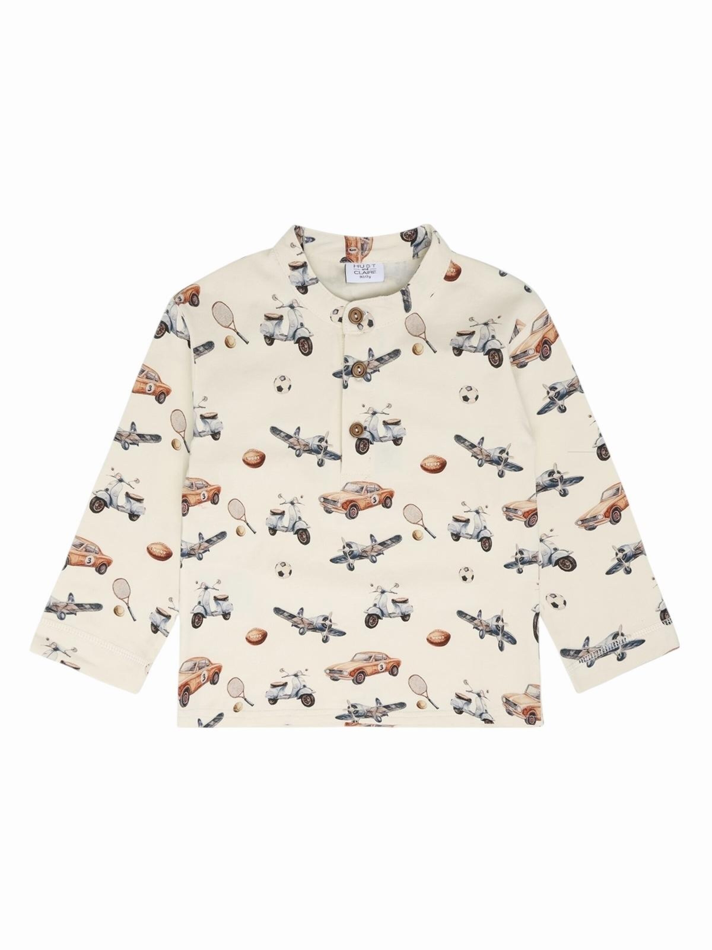 Hust & Claire Shirt 'HCRasser Vintage Toy' in Beige: front