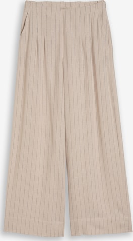 Pantalon TOM TAILOR DENIM en beige : devant