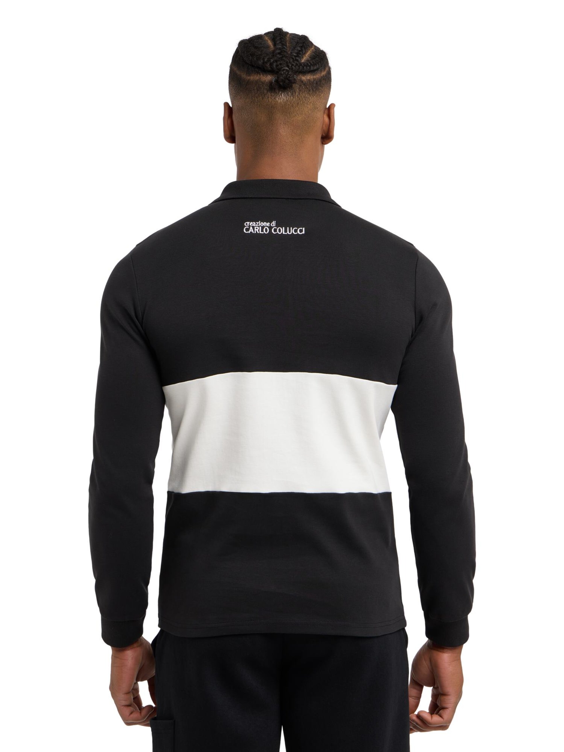 T-Shirt 'Domenici' Carlo Colucci en noir